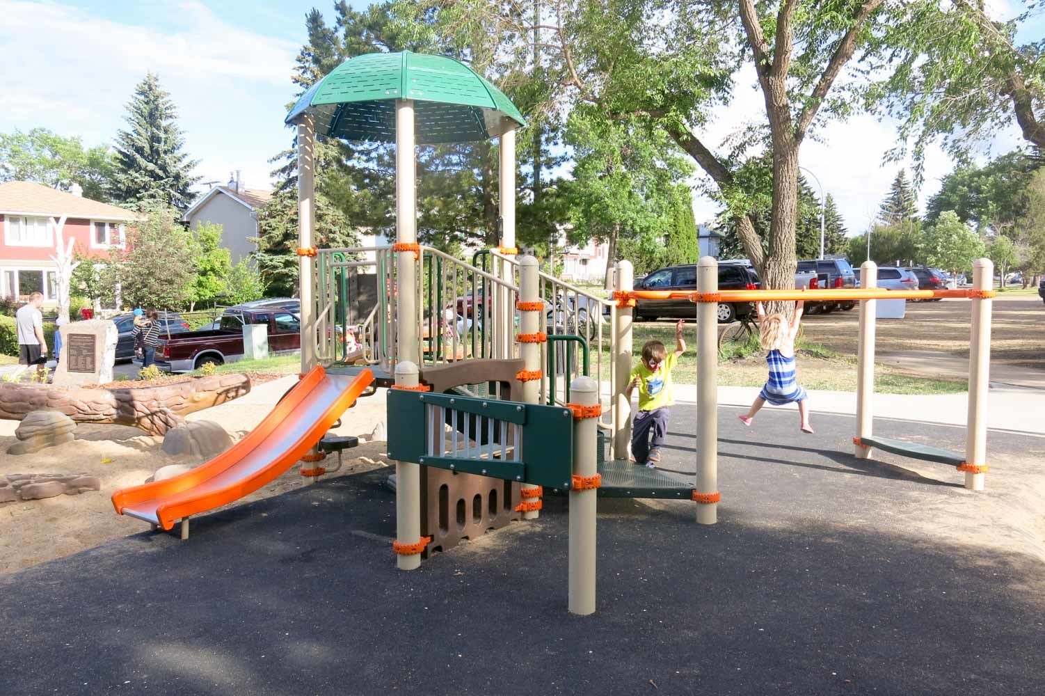 PlayWorks Capilano Community Park playground in Edmonton, Alberta!